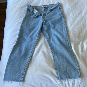 Levi's Blue Straight Leg Jeans Classic Style
